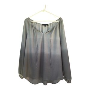 ❤️‍🔥 4 for $20 Fred David Elegant Gray Blouse